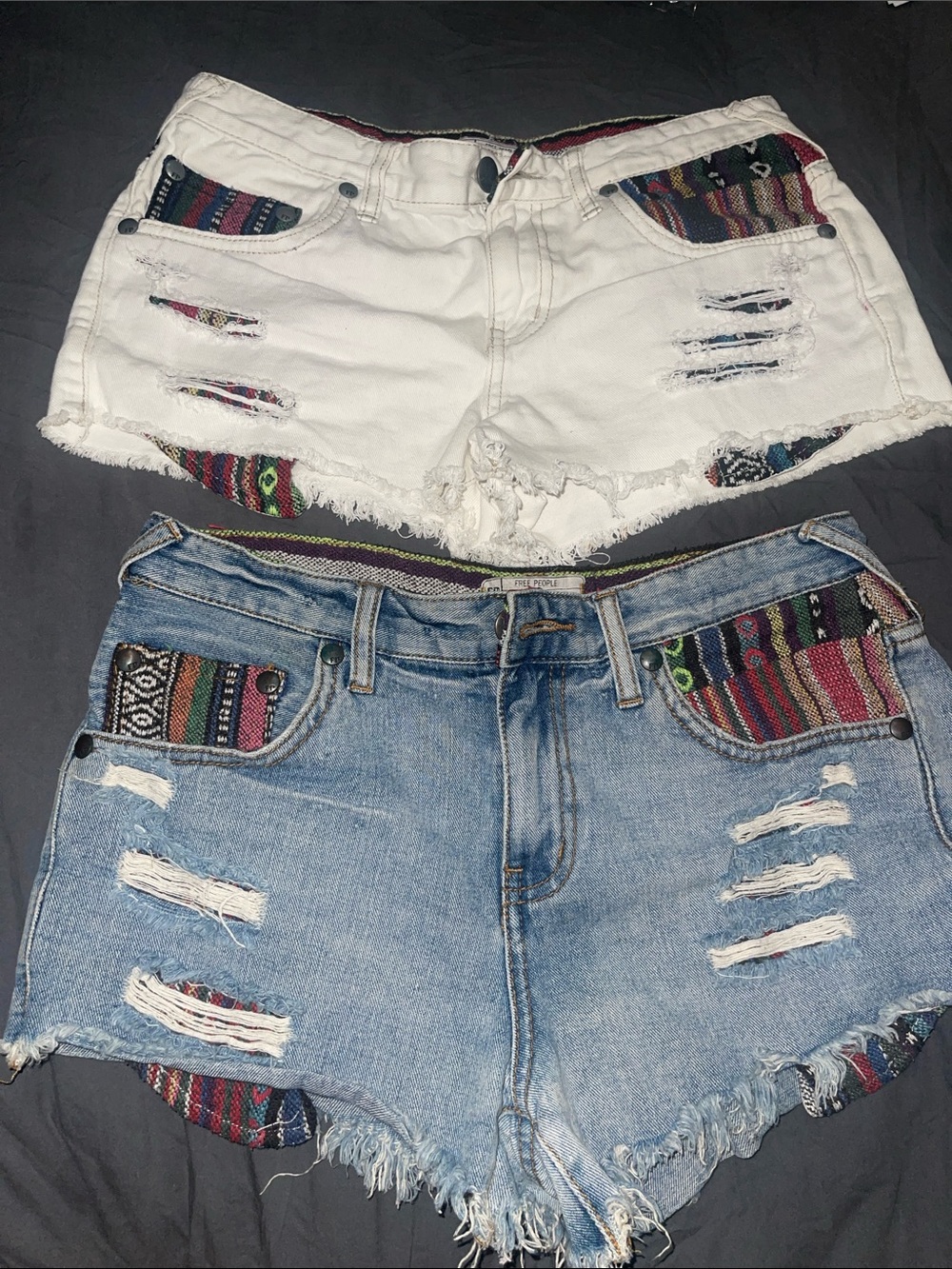 As is Free people bundle of shorts size 27